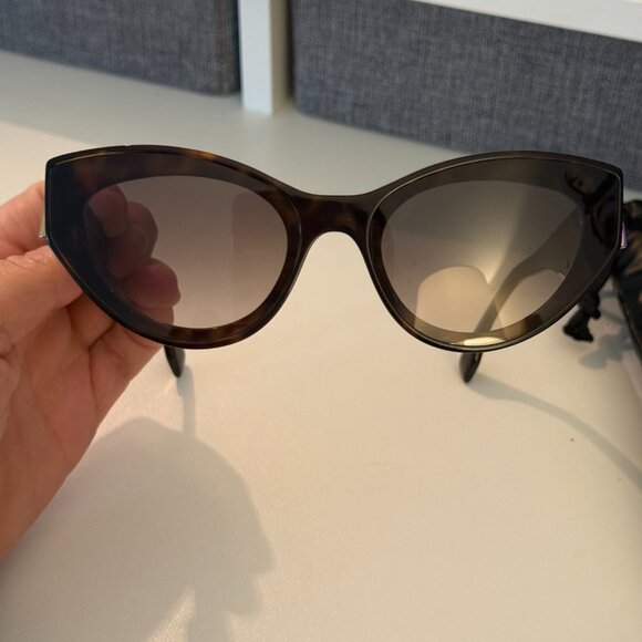 Fendi Sunglasses - Fendi First Brown Cat Eye - Picture 3 of 7